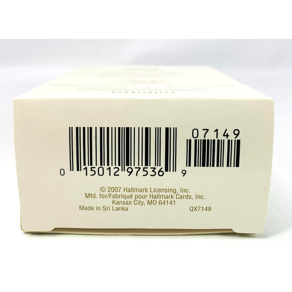 Hallmark Mary's Angels SNOWBALL Keepsake Ornament‎ 2007 Series #20 Blue Snowman - Picture 11 of 11